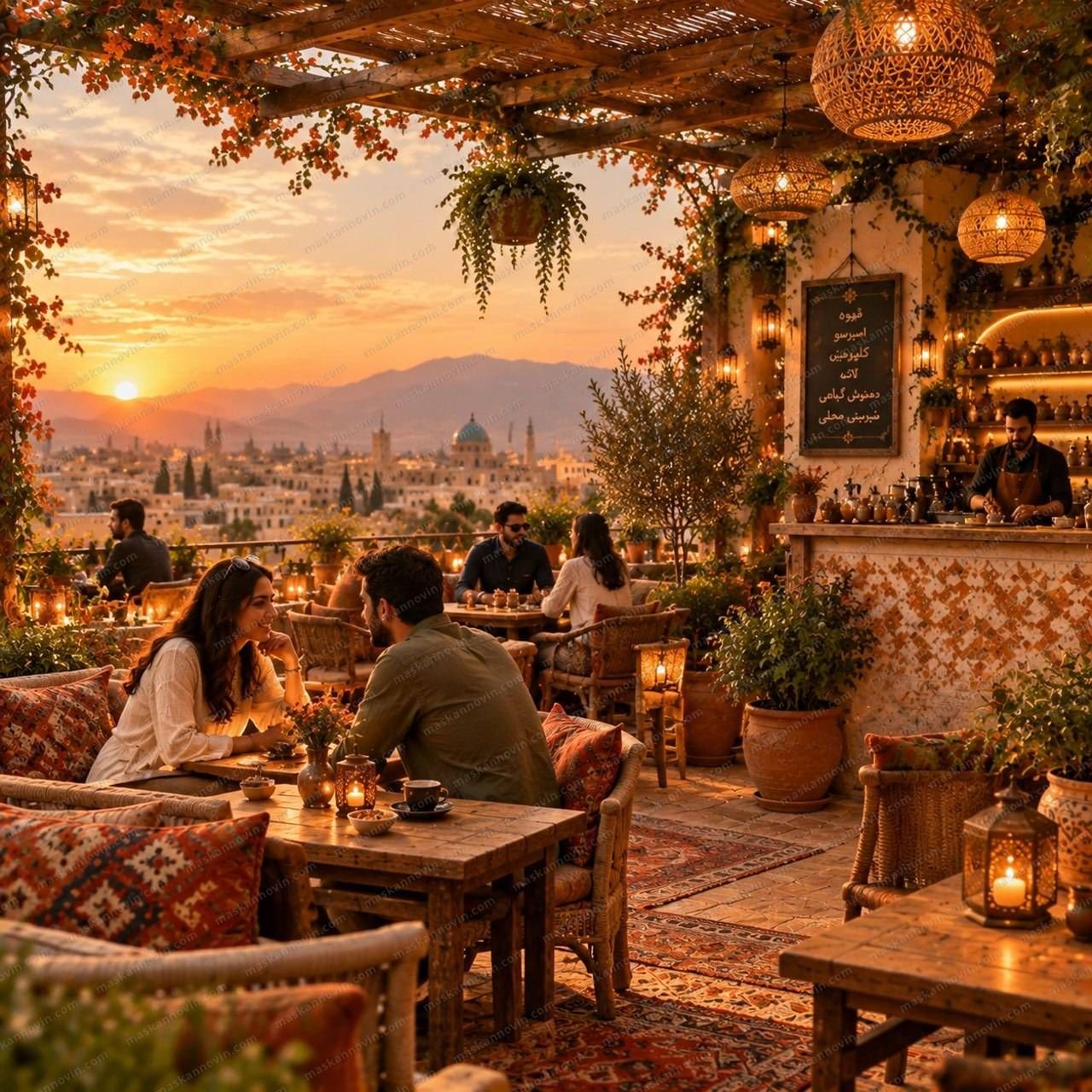 تصویر ملک 🏠 مغازه تجاری ۲۰۰ متری با 200 متر روف گاردن