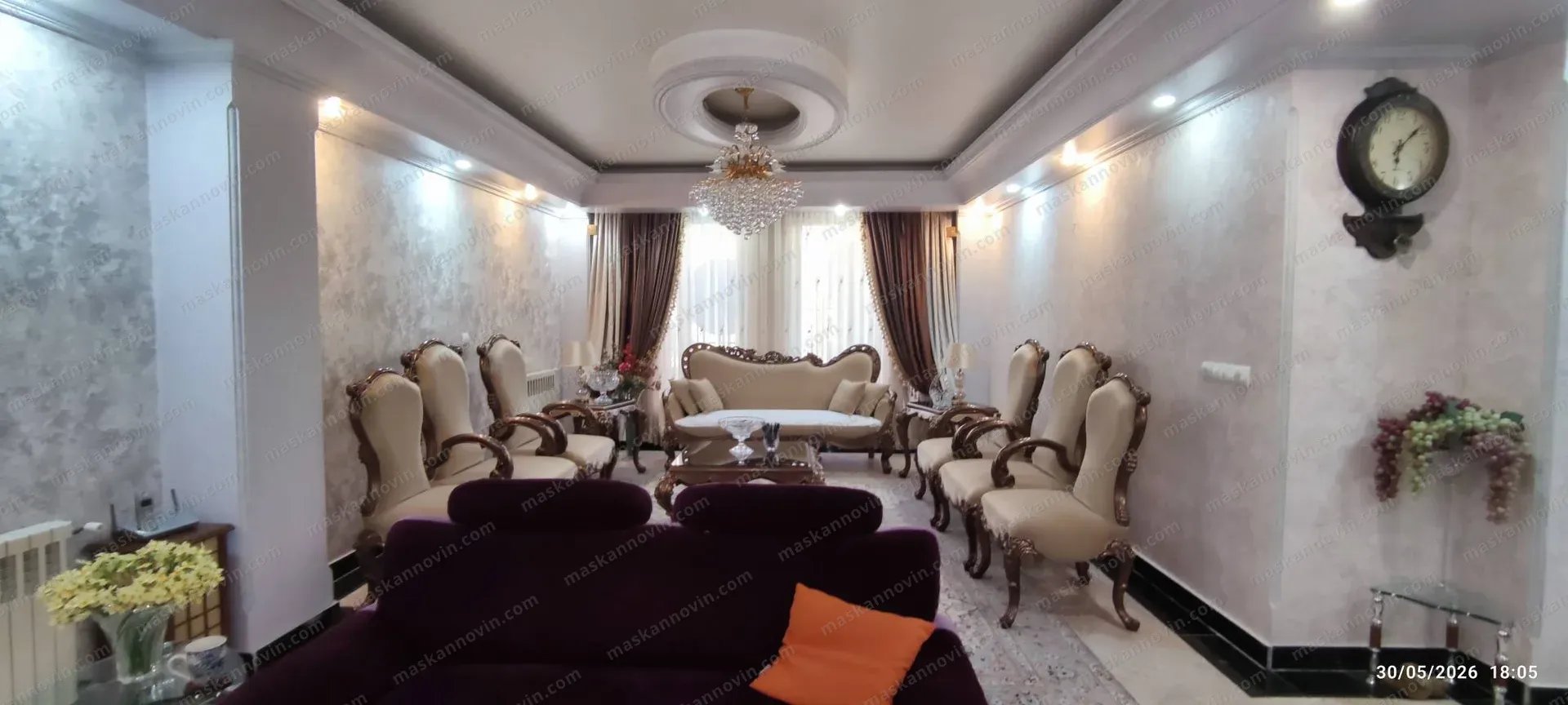 🏠 آپارتمان ۱۲۳ متری بازسازی‌شده المهدی ✨ سند تک‌برگ
