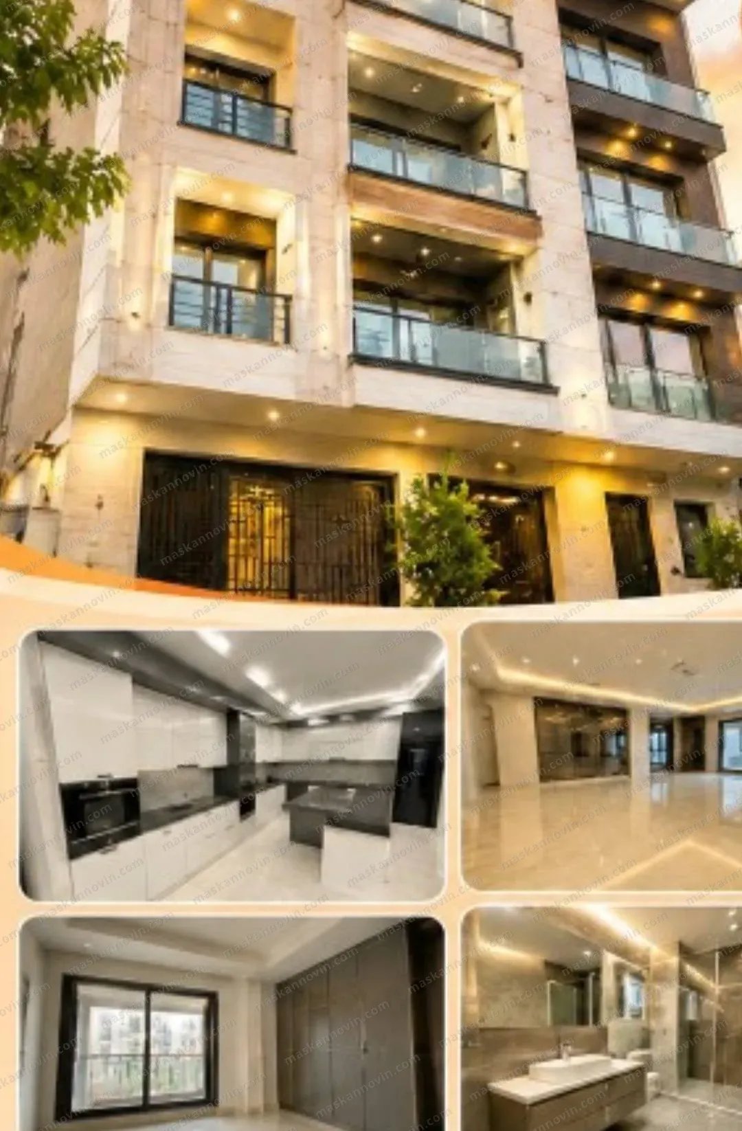 🏠 آپارتمان ۲۰۰متری نوساز پونک ✨ ۳خواب با داکت‌اسپلیت و بالکن